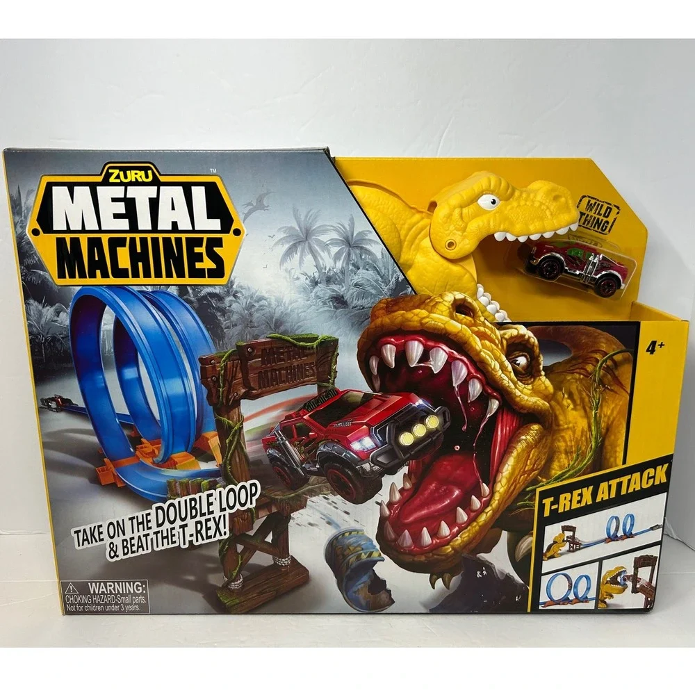 Zuru Metal Machines T-Rex Attack Track Set Double‎ Loop New in Box